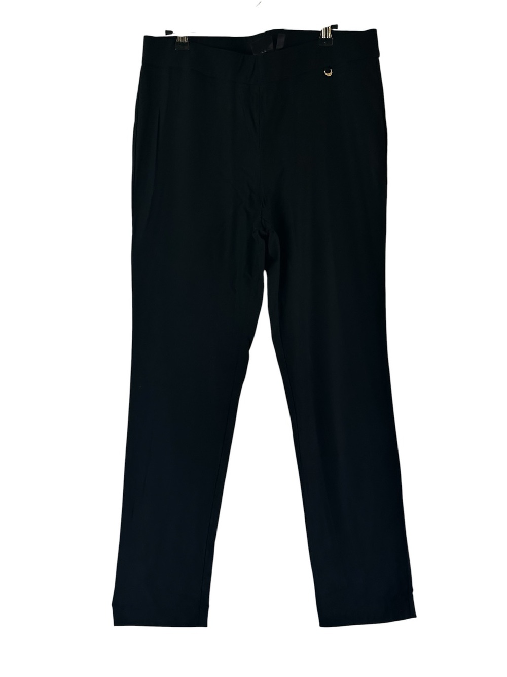 Rafaella Comfort Black Pull-On Career Pants Women’s Size 14 Stretch Office